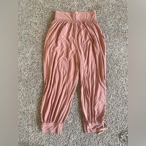 NEW FP by Free People Movement Harem Joggers blush pink